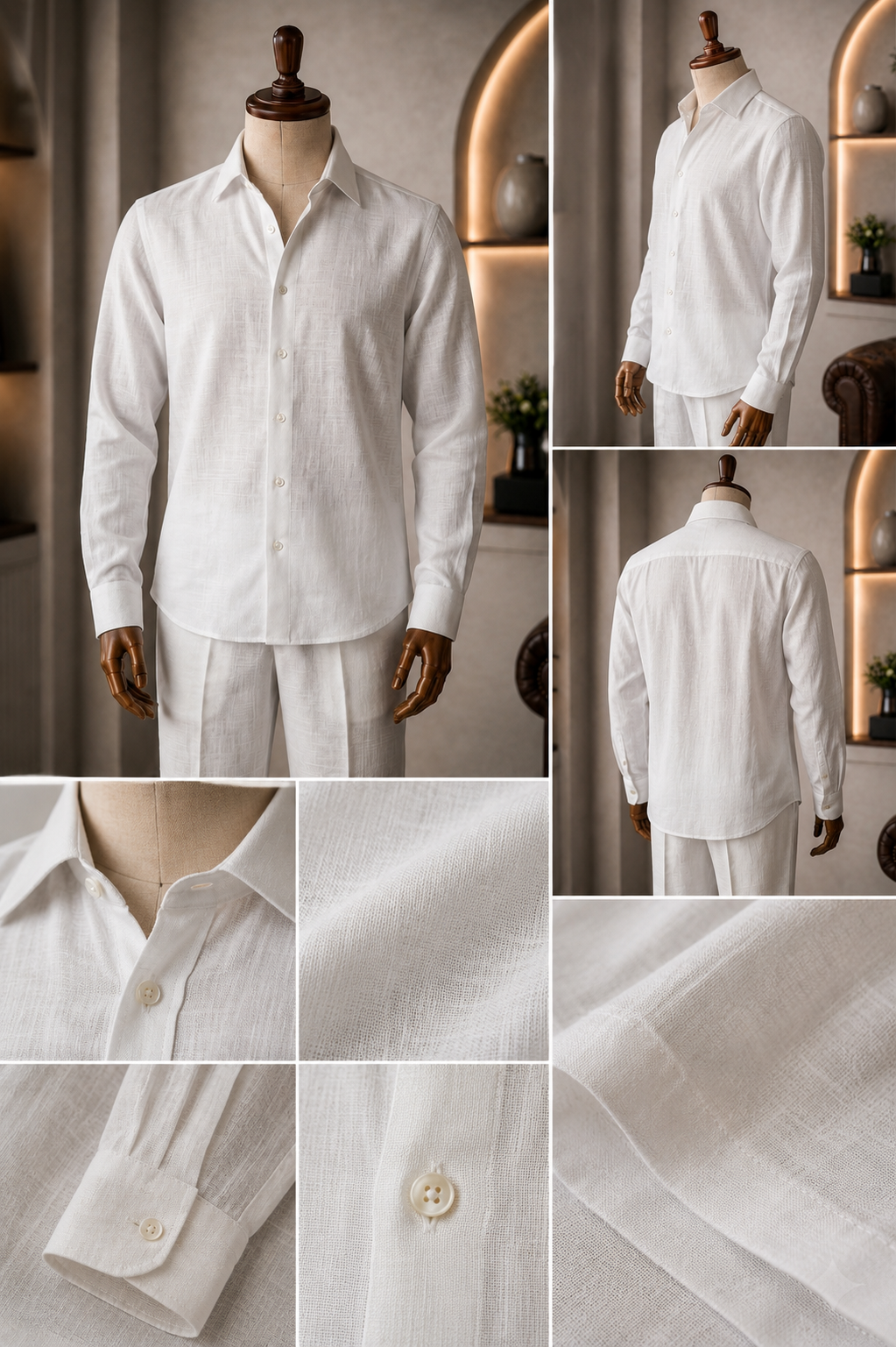 Elite Top & Bottom Set Of Linen, Luxury And Style