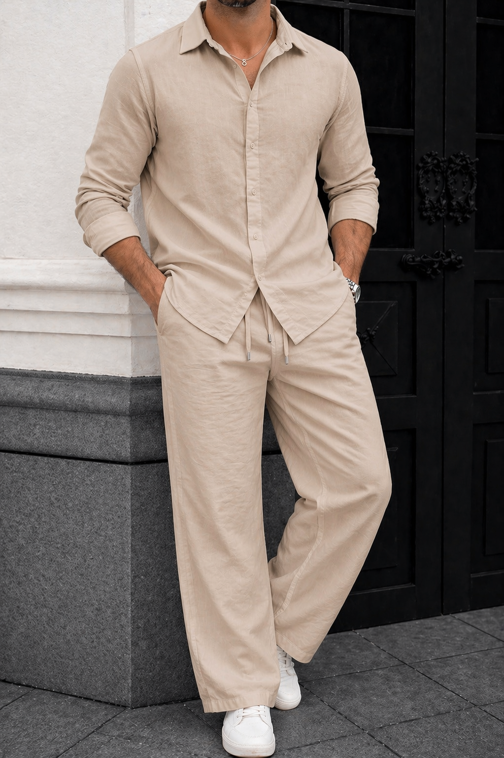 SunSalt Top & Bottom Set Of Linen, Luxury And Style