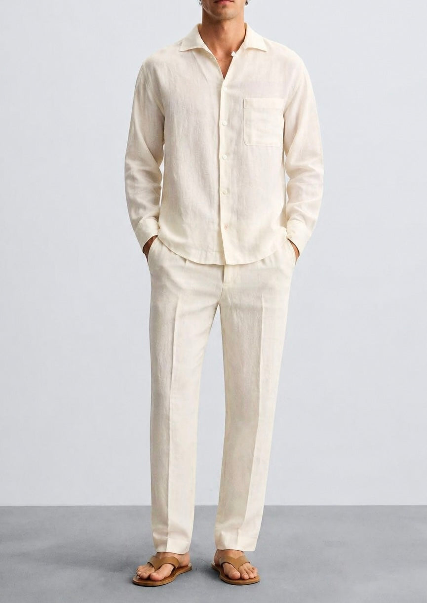Sandstone Top & Bottom Set Of Linen, Luxury And Style