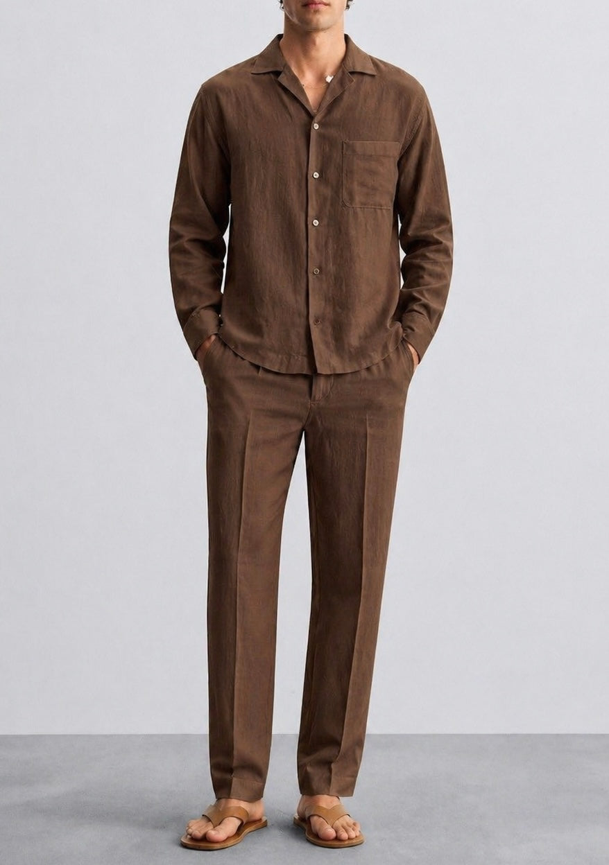 Sandstone Top & Bottom Set Of Linen, Luxury And Style