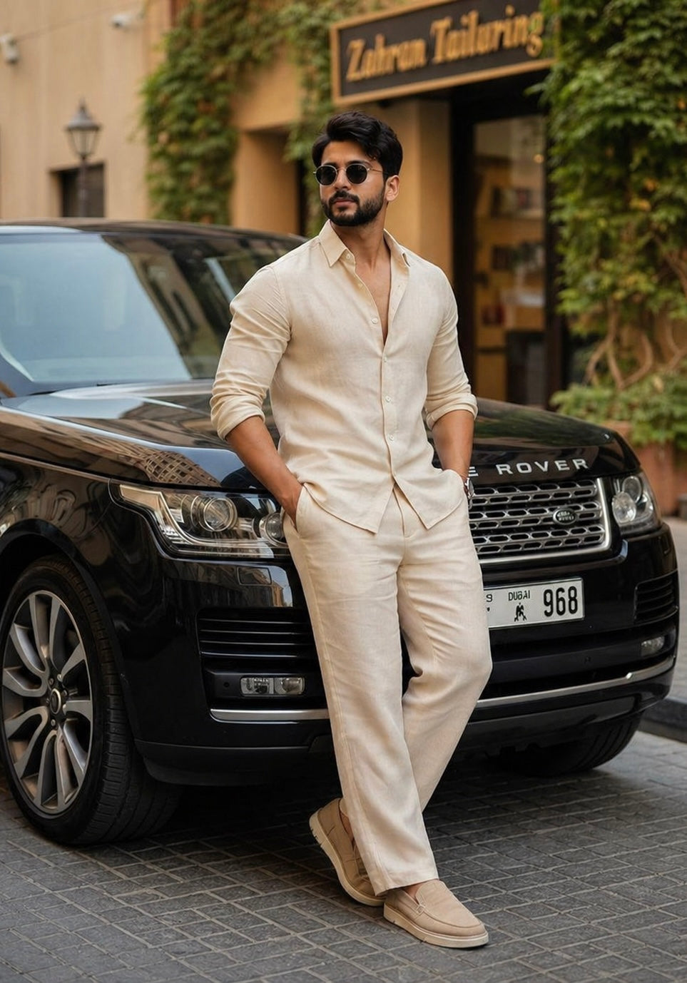 Linora Top & Bottom Set Of Linen, Luxury And Style