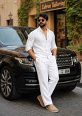 Linora Top & Bottom Set Of Linen, Luxury And Style