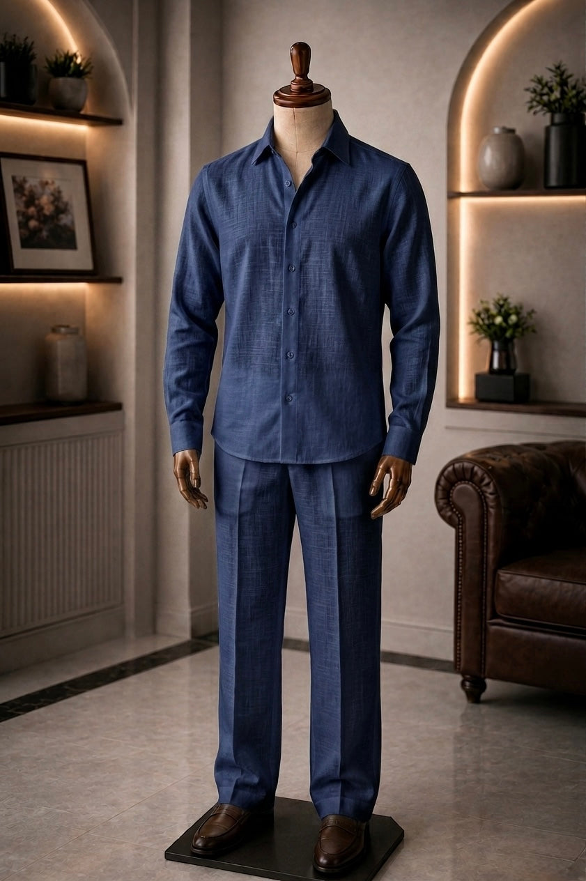 Elite Top & Bottom Set Of Linen, Luxury And Style