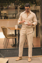 CalmForm Top & Bottom Set Of Linen, Luxury And Style