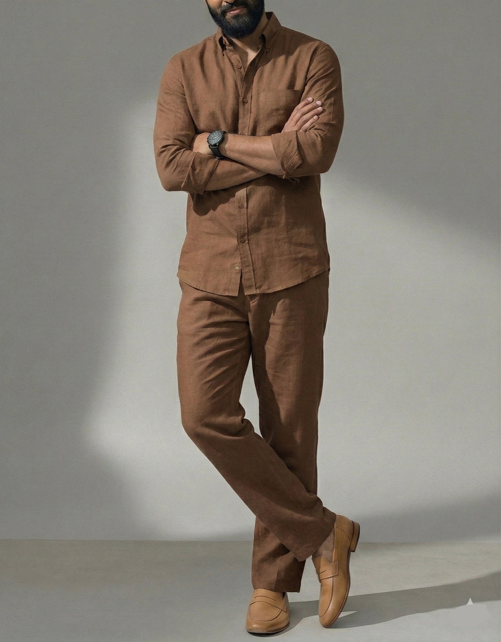 Luxe Top & Bottom Set Of Linen, Luxury And Style