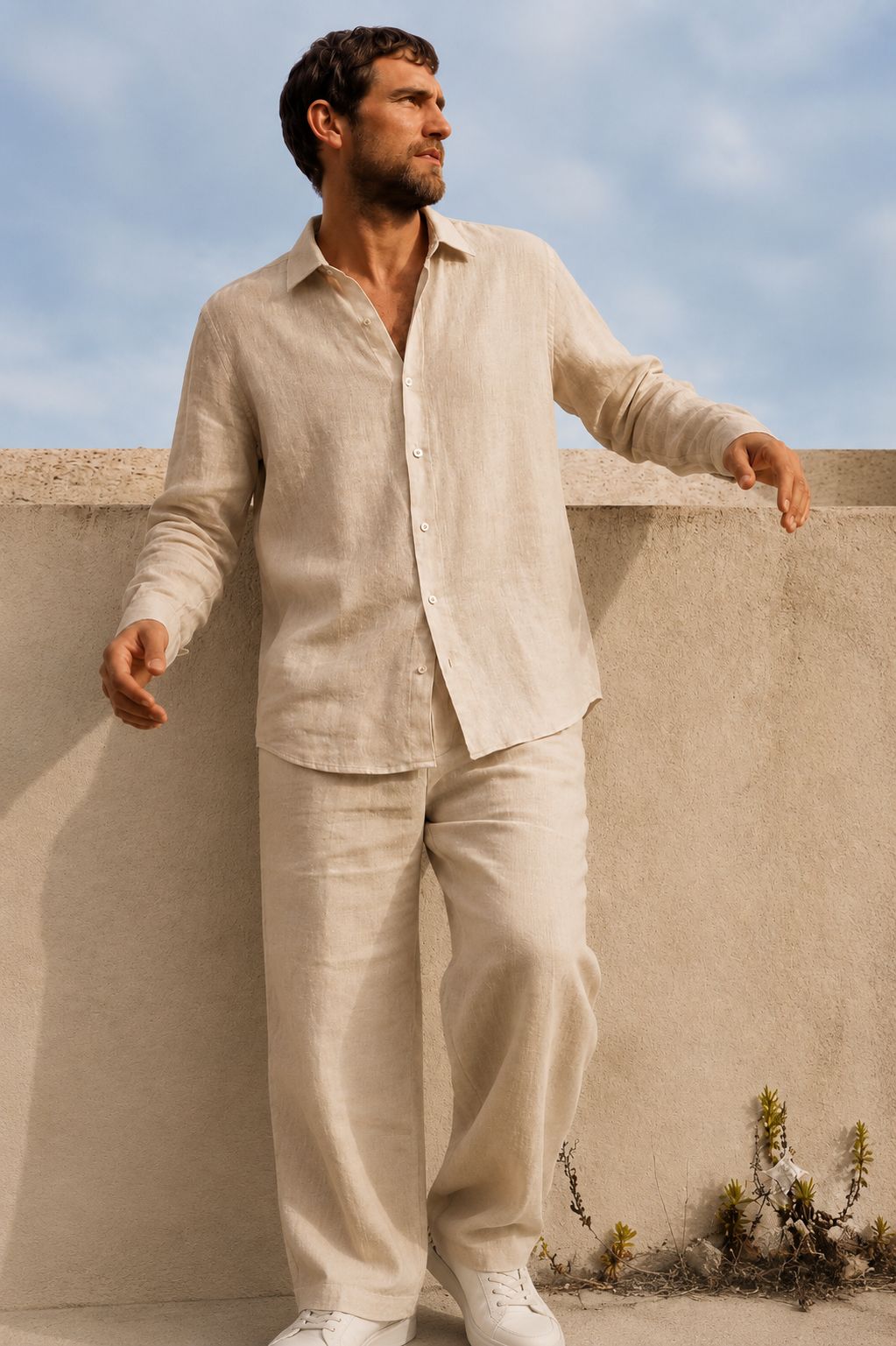 Everyday luxury Linen cord-Set