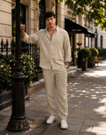 Geville Shirt & Bottom Set Of Linen, Luxury And Style