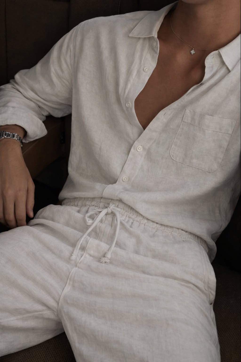 Lvory Breeze Linen Coord Set