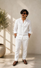 Men’s Pure Linen Summer Co-Ord