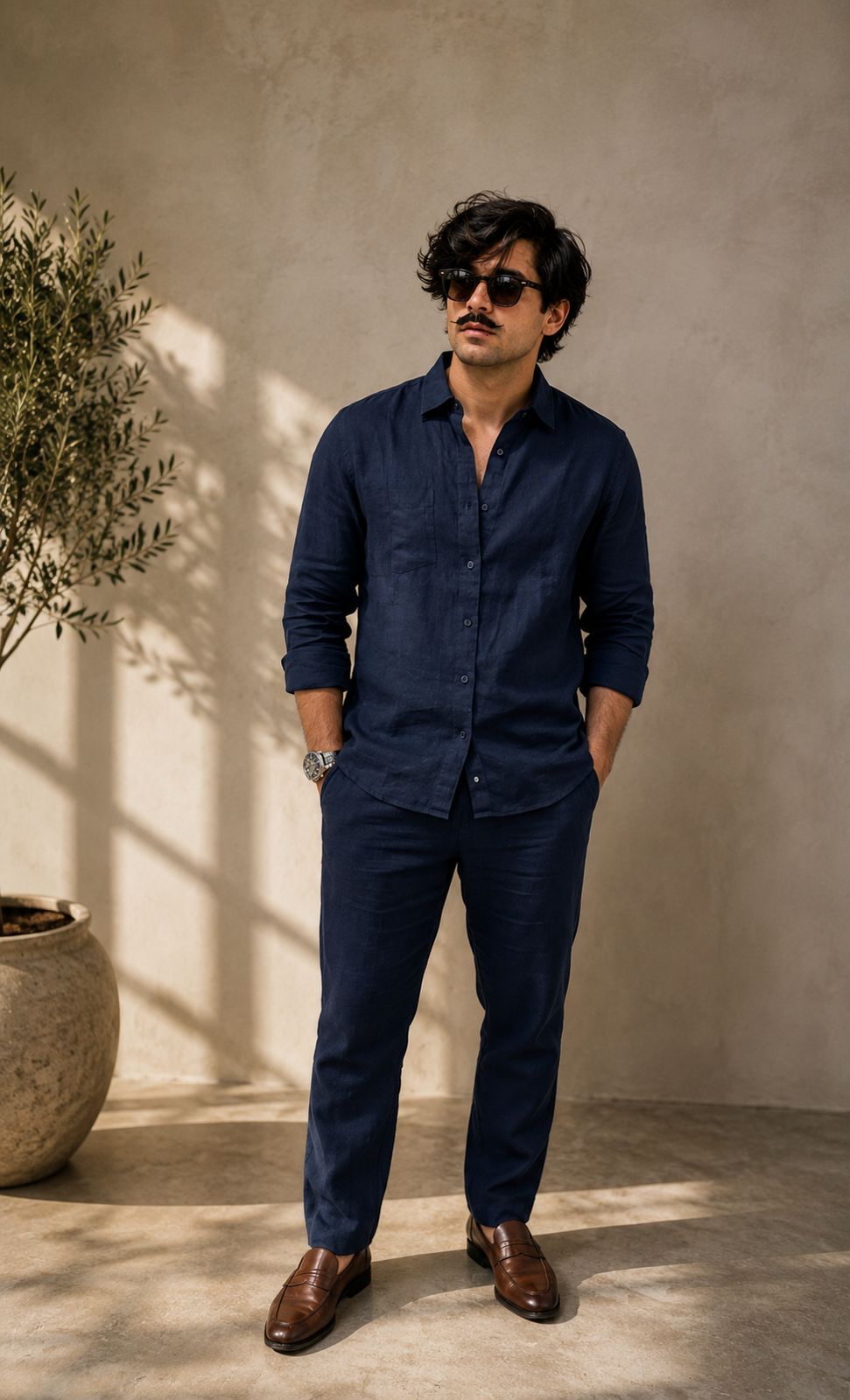 Men’s Pure Linen Summer Co-Ord