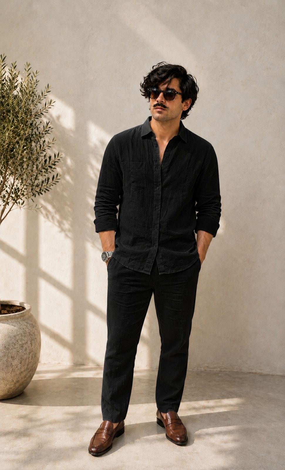 Men’s Pure Linen Summer Co-Ord