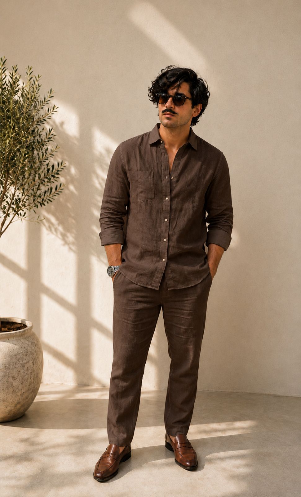 Men’s Pure Linen Summer Co-Ord