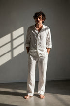 Elite Shirt & Bottom Set of Linen, Luxury And Style
