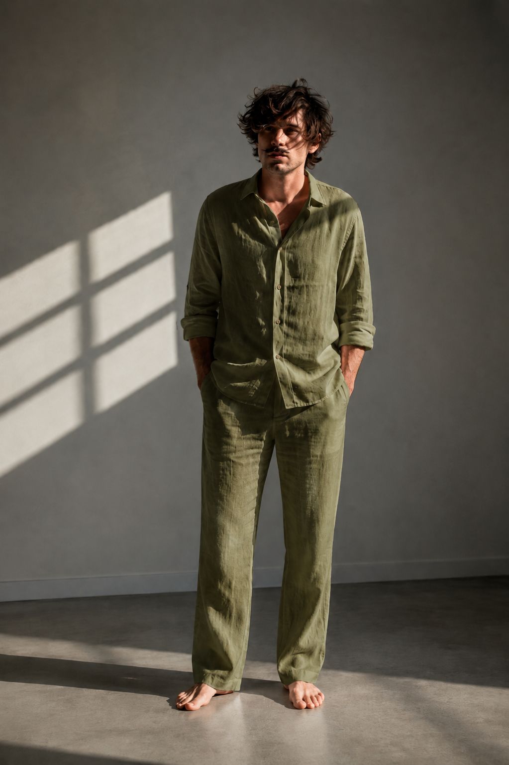 Elite Shirt & Bottom Set of Linen, Luxury And Style