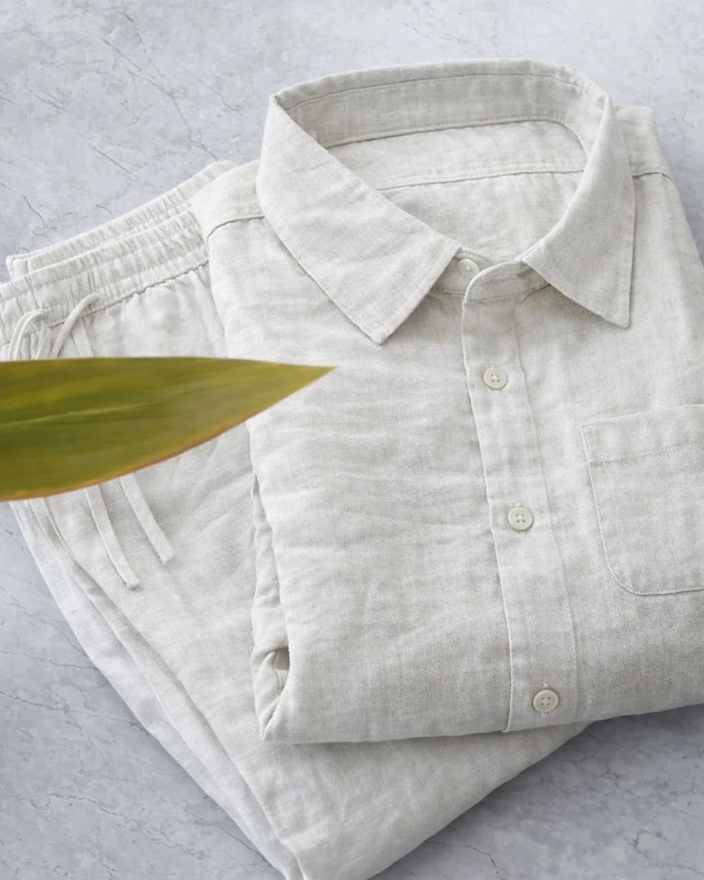 Coastal Style Linen Cord-Set